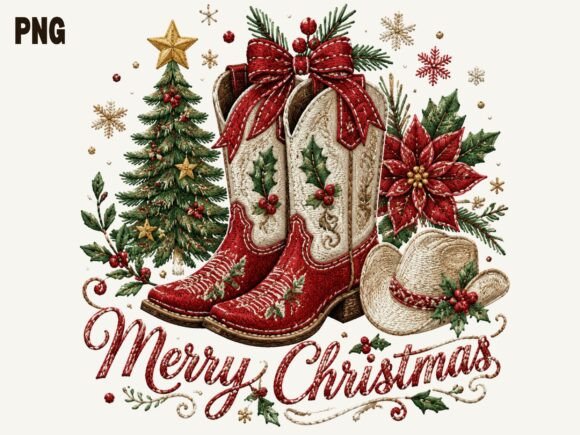 Download Merry Christmas Red Boots PNG, - Merry Collection